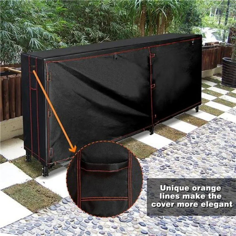 8ft Firewood Log Rack Cover, 600D Oxford Heavy Duty Waterproof Protection Cover
